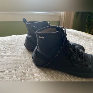 Keds Women’s Scout Rain boots, Black, Size 7